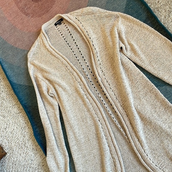 Ivy Beau Boho Crochet Open Knit Maxi Cardigan - Picture 6 of 12